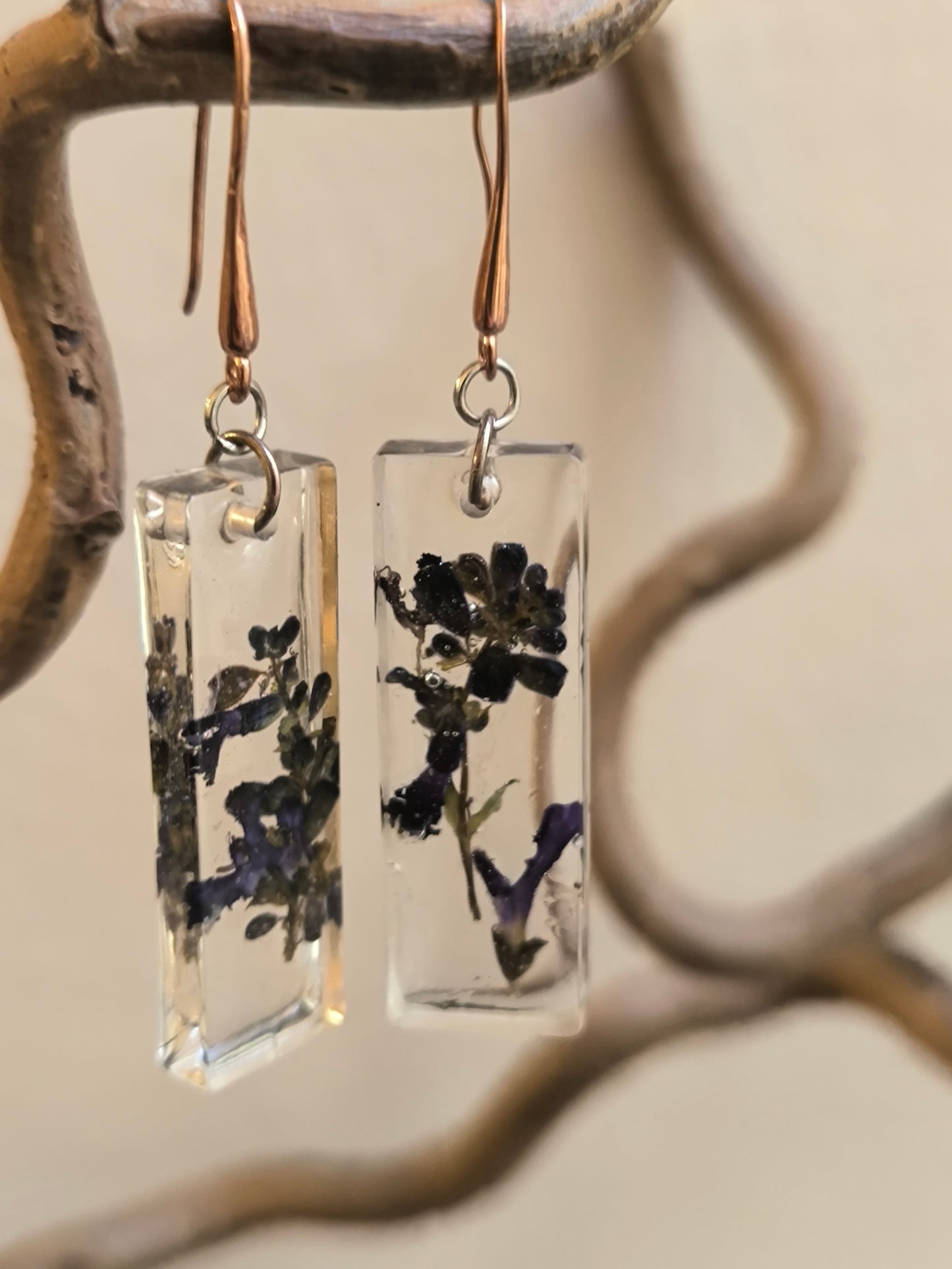 Orecchini botanici "Lavanda"