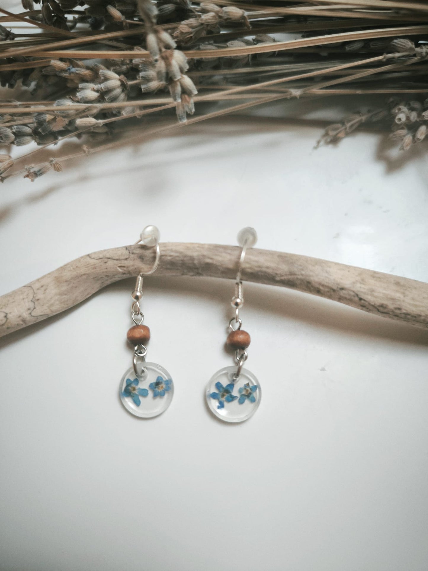 Orecchini botanici "NonTiScordareDiMe"