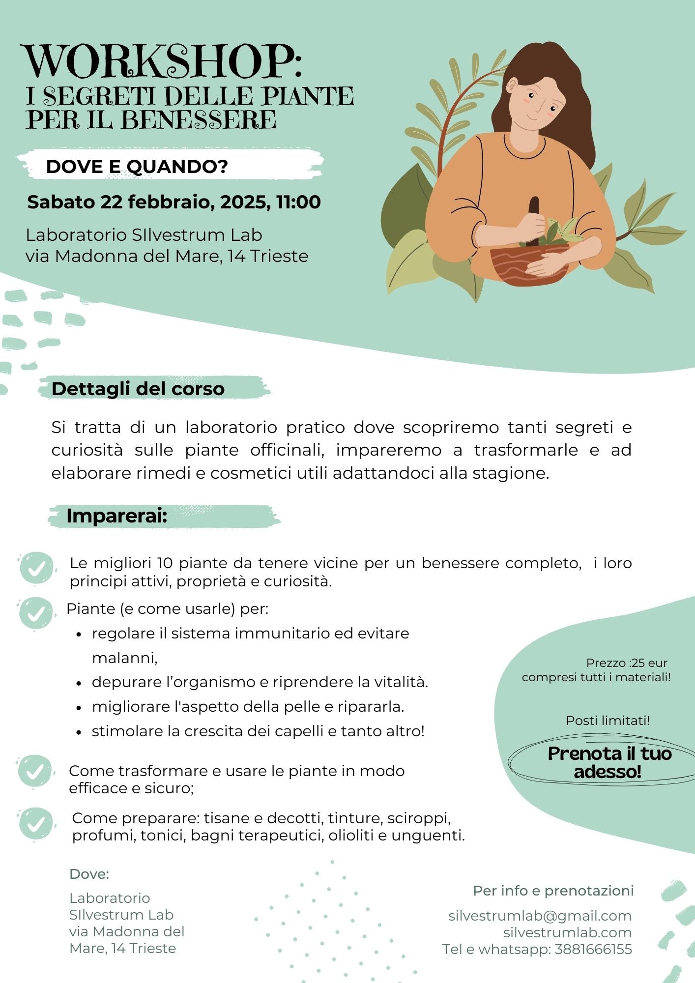 LABORATORIO: I SEGRETI DELLE PIANTE