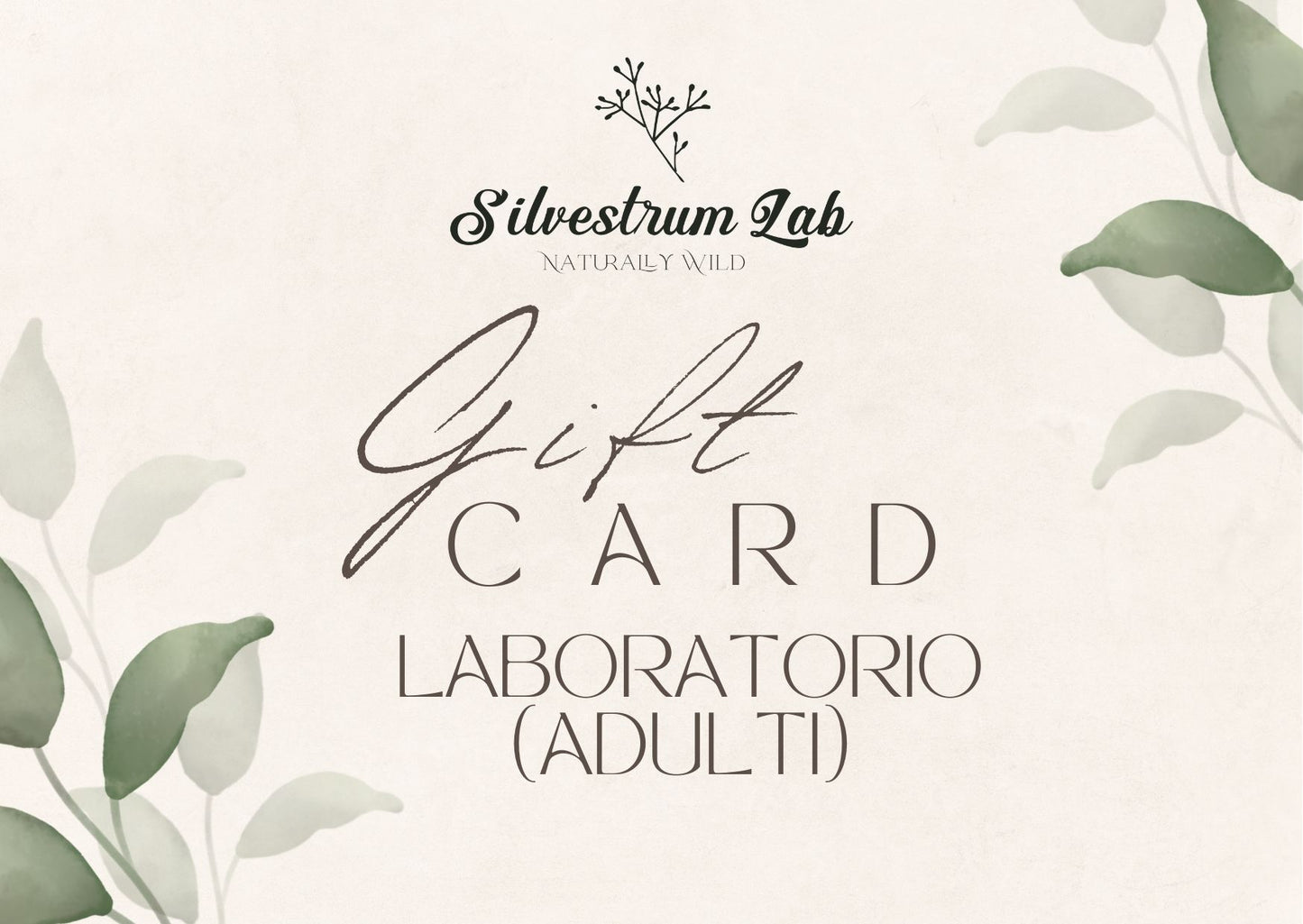 Gift Card Laboratorio Adulti