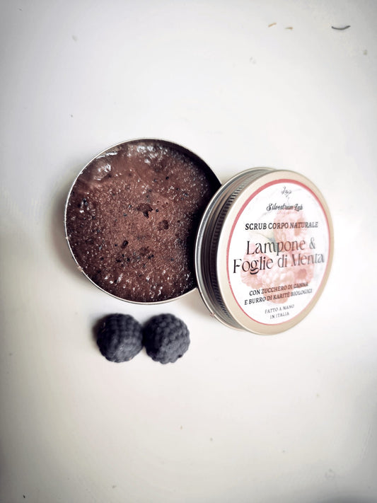 Scrub corpo Lampone e Foglie di Menta